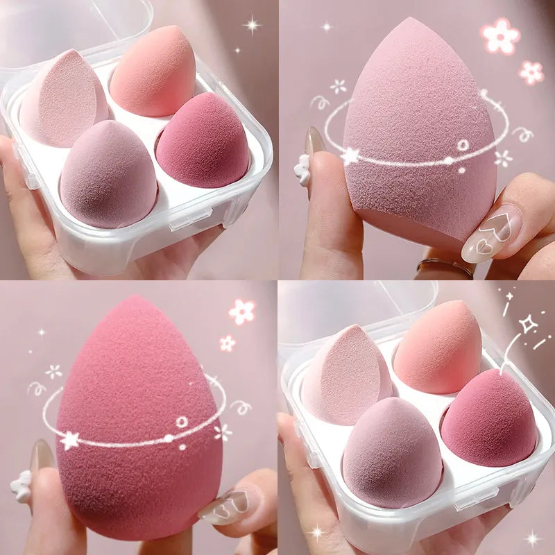 Esponja de Maquiagem Profissional Puff Cosmético Beleza Ovo Para Base